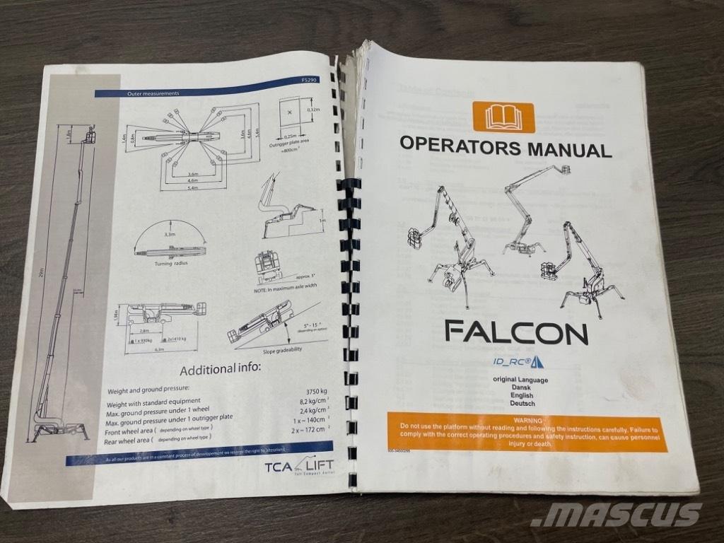 Falcon Spider FS 290 견인식 전동이동 리프트