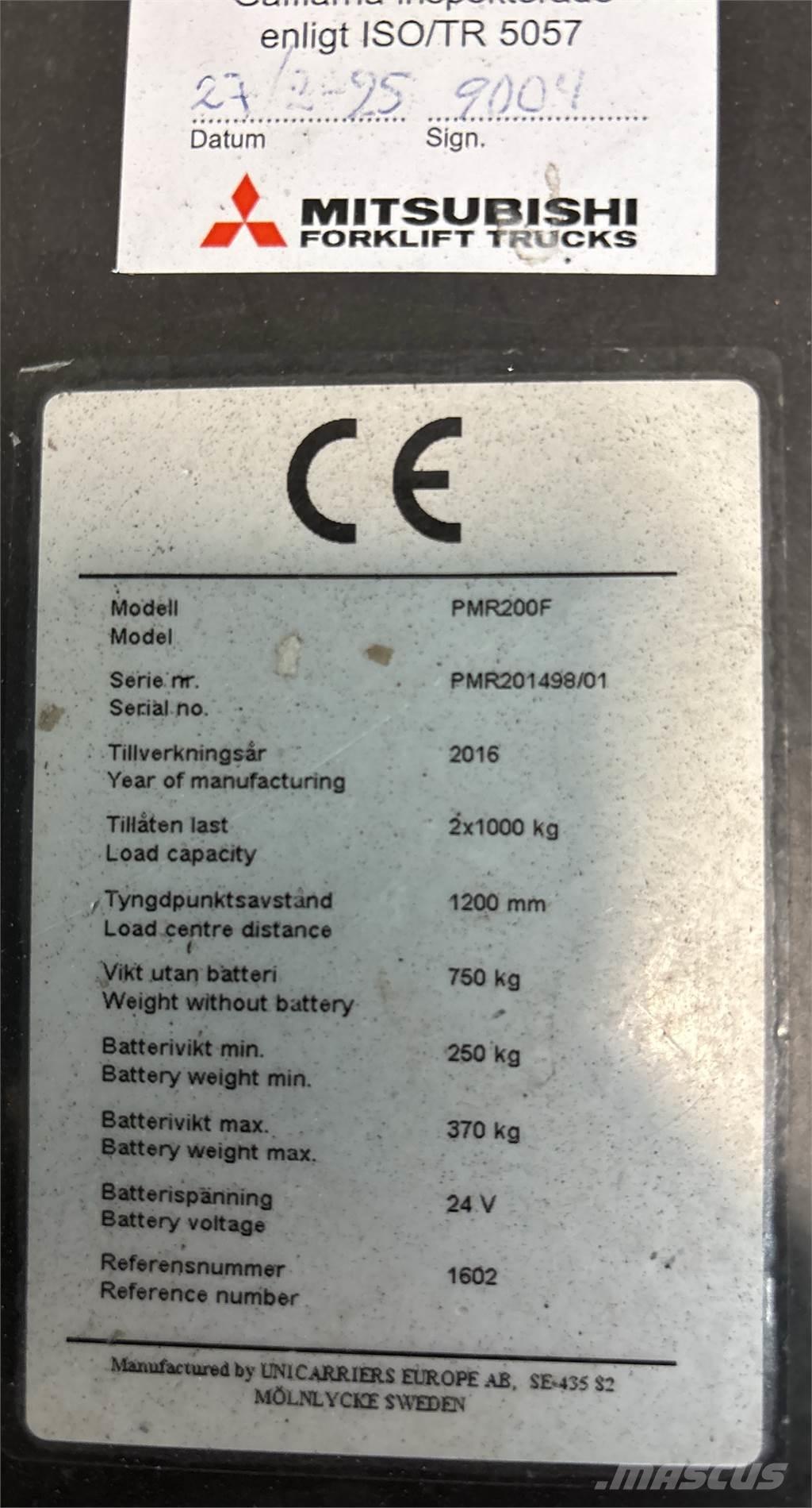 Atlet PMR200P 플랫폼 트럭