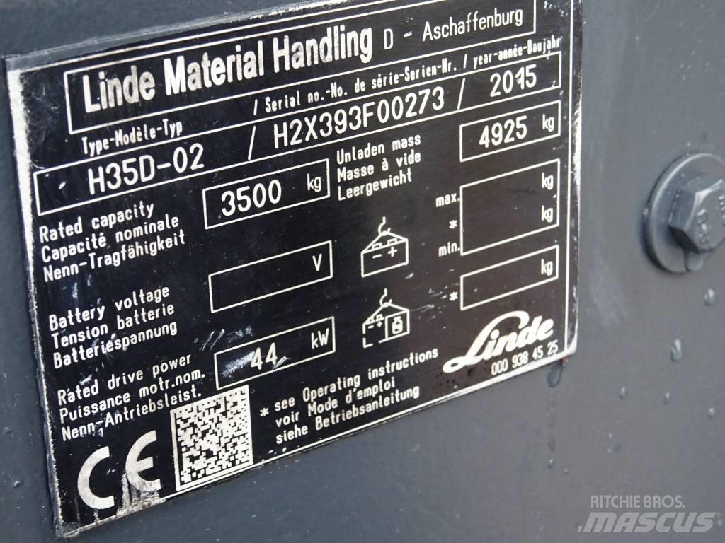 Linde H35D-02 디젤 지게차