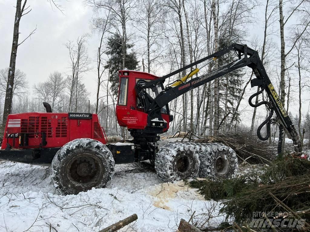 Komatsu 911.5 원목 하베스터