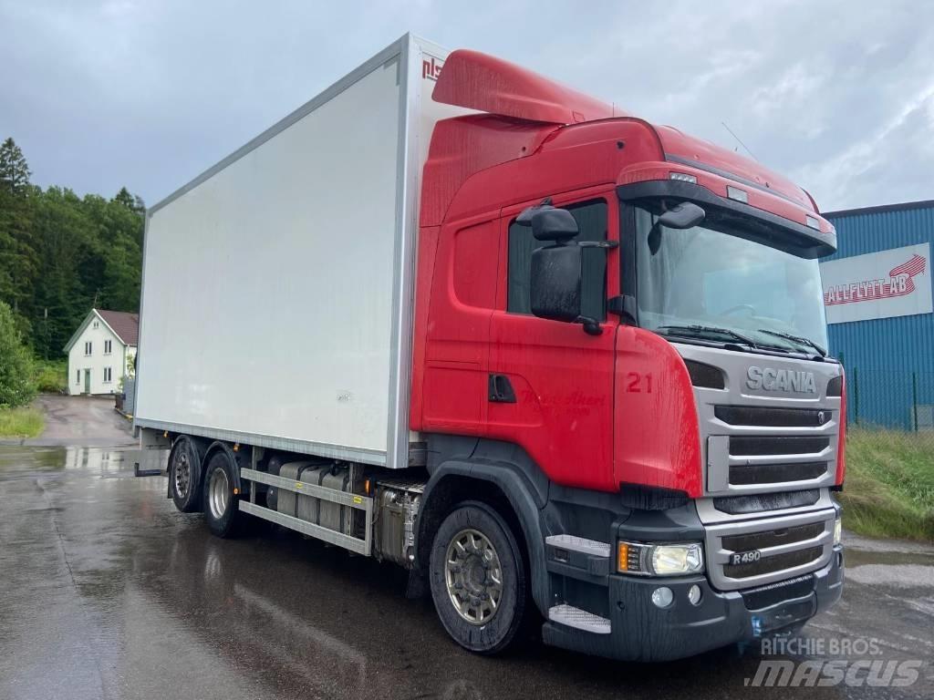 Scania R 490 LB 탑차 트럭