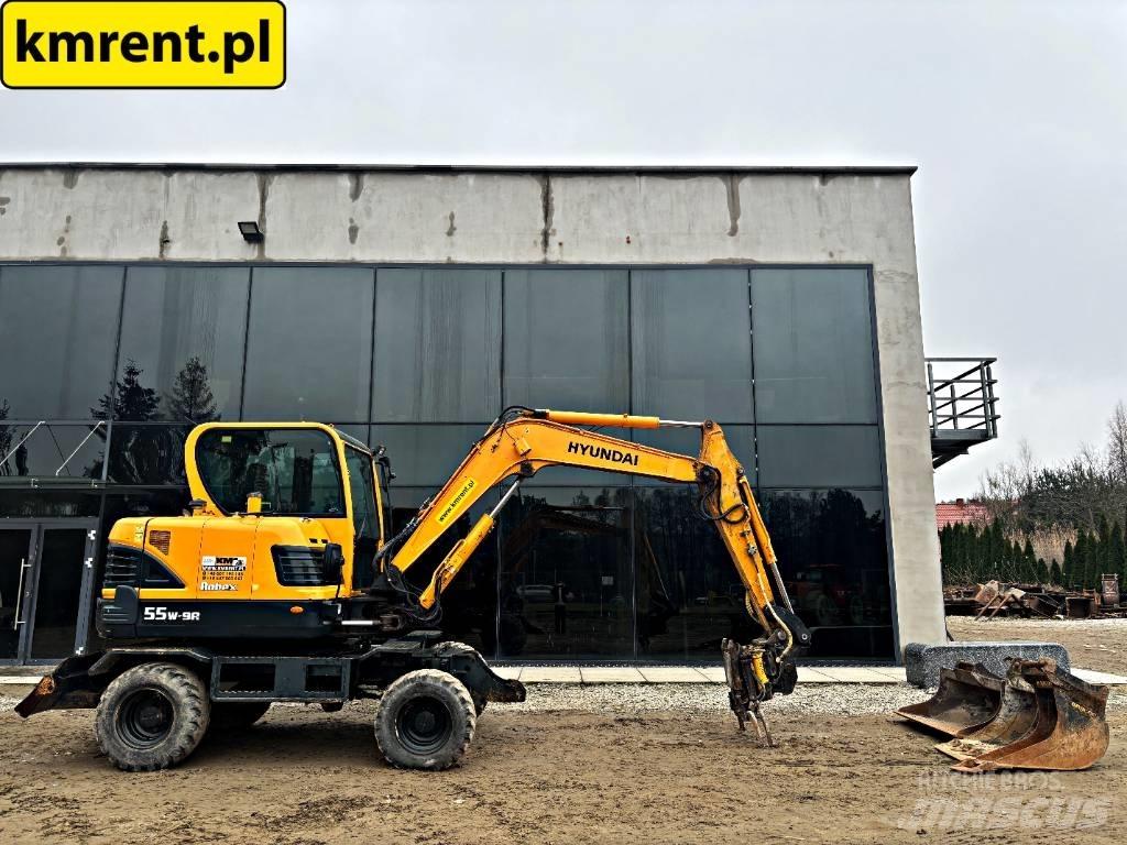 Hyundai Robex 55-9 A  휠 굴삭기