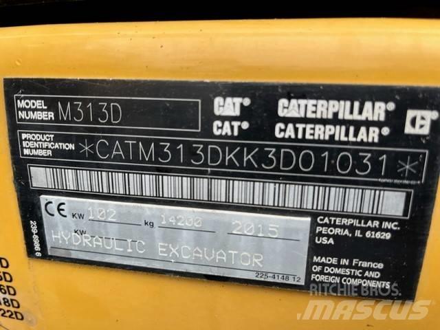 CAT M 313 D  휠 굴삭기