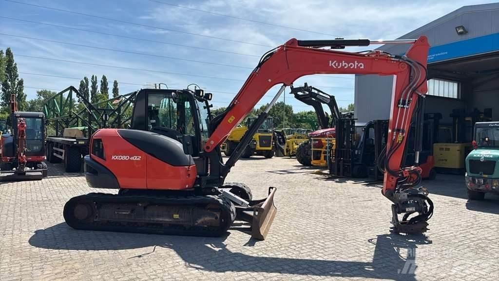 Kubota KX080-4 특수 굴삭기