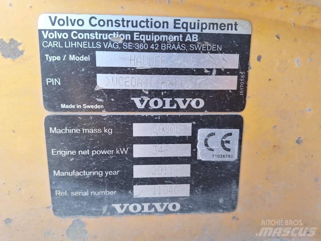 Volvo A40F DUMPPERI 연결식 홀러