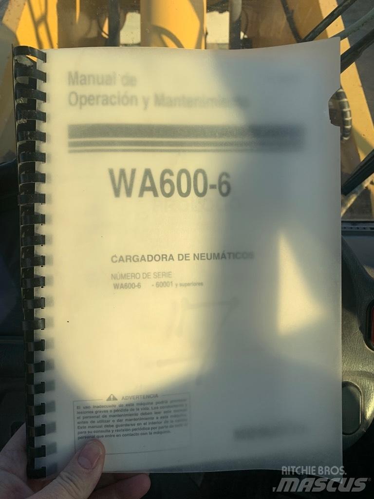 Komatsu Wa600-6  휠로우더