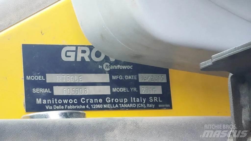 Grove RT 550E R/T 크레인