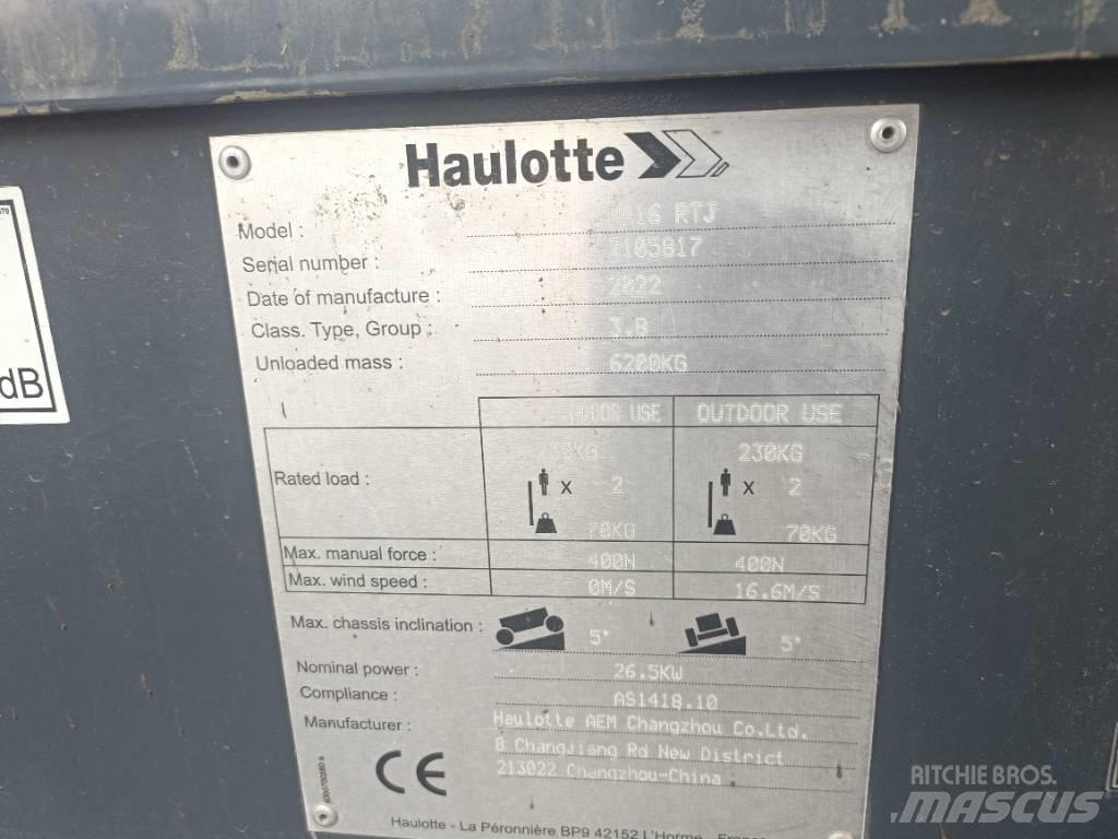 Haulotte HA16RTJ 관절형 전동이동 리프트