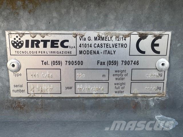 Irtec 110/350 G/E4 관개 장비