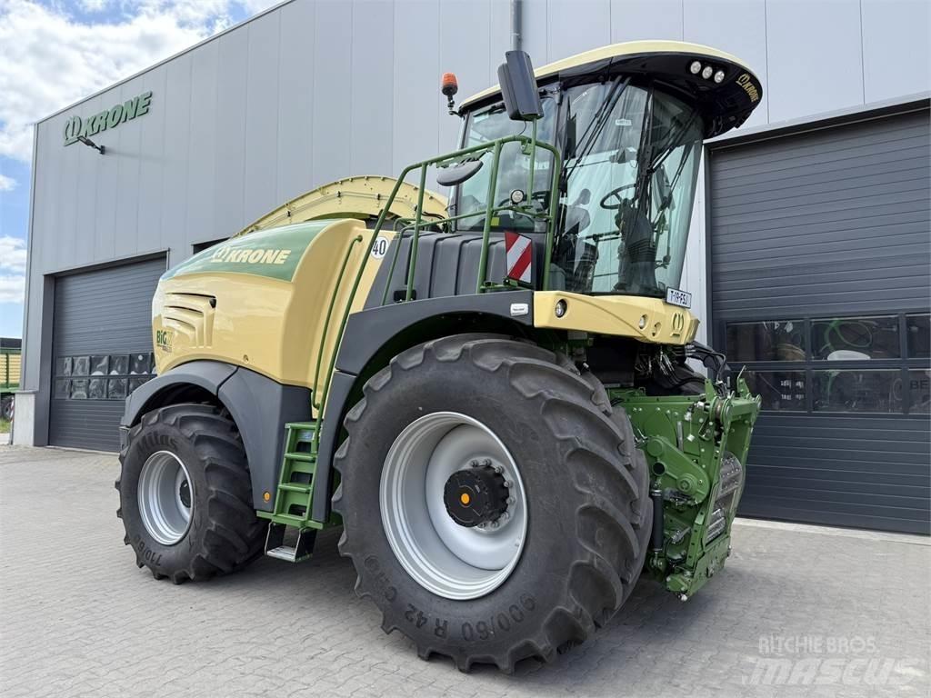 Krone BigX 630 베일 분쇄기, 절단기 및 언롤러