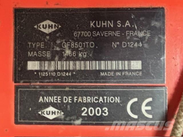 Kuhn GF 8501 TO 갈퀴 및 테더