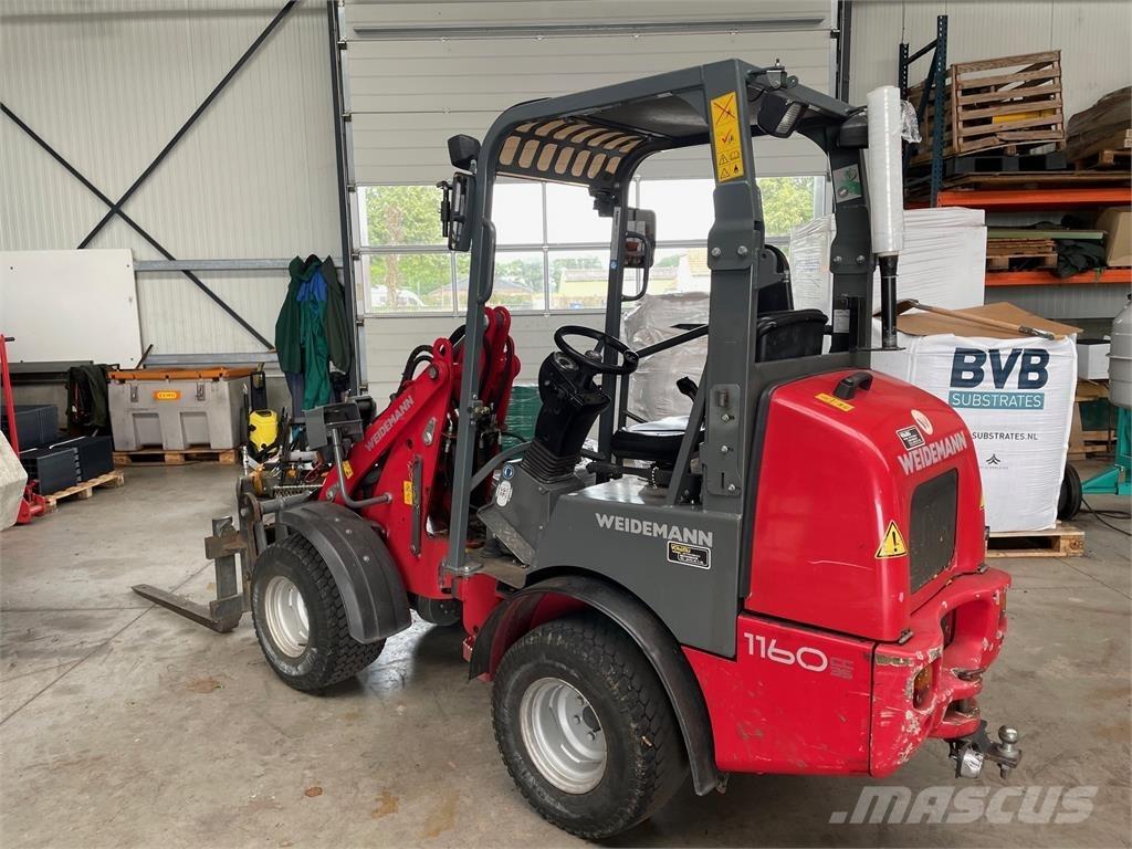 Weidemann 1160cx35 프론트 로더 및 굴착기