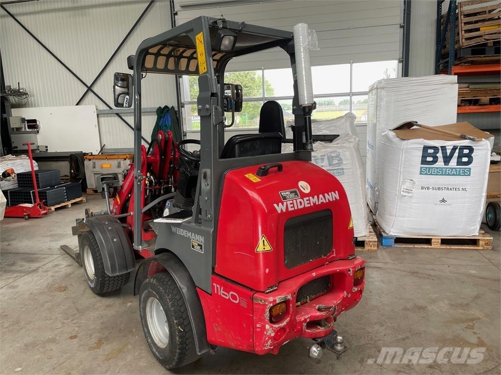 Weidemann 1160cx35 프론트 로더 및 굴착기