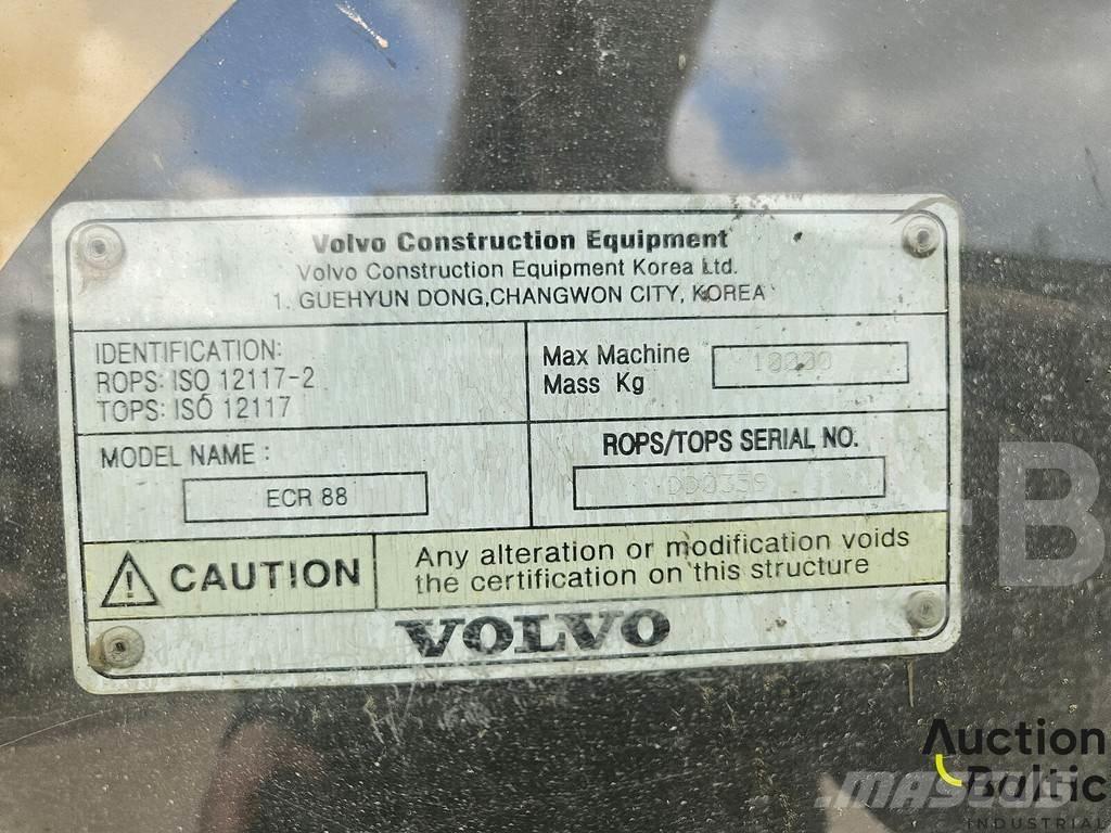 Volvo ECR 88 중형굴삭기 7톤-28톤