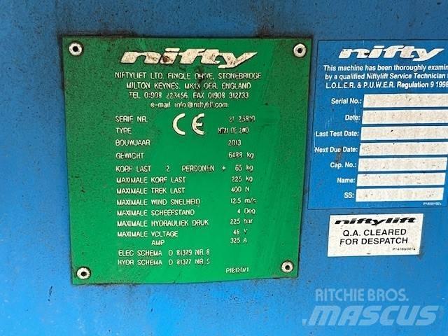 Niftylift HR 21 D E 관절형 전동이동 리프트