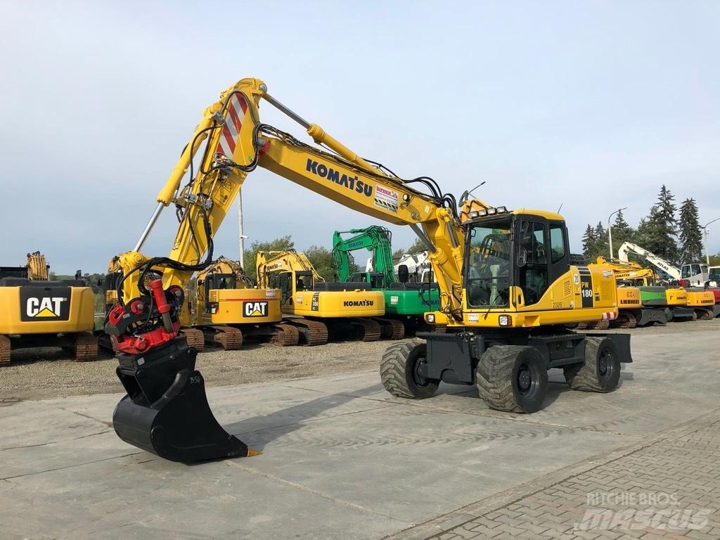 Komatsu PW180-7EO  휠 굴삭기