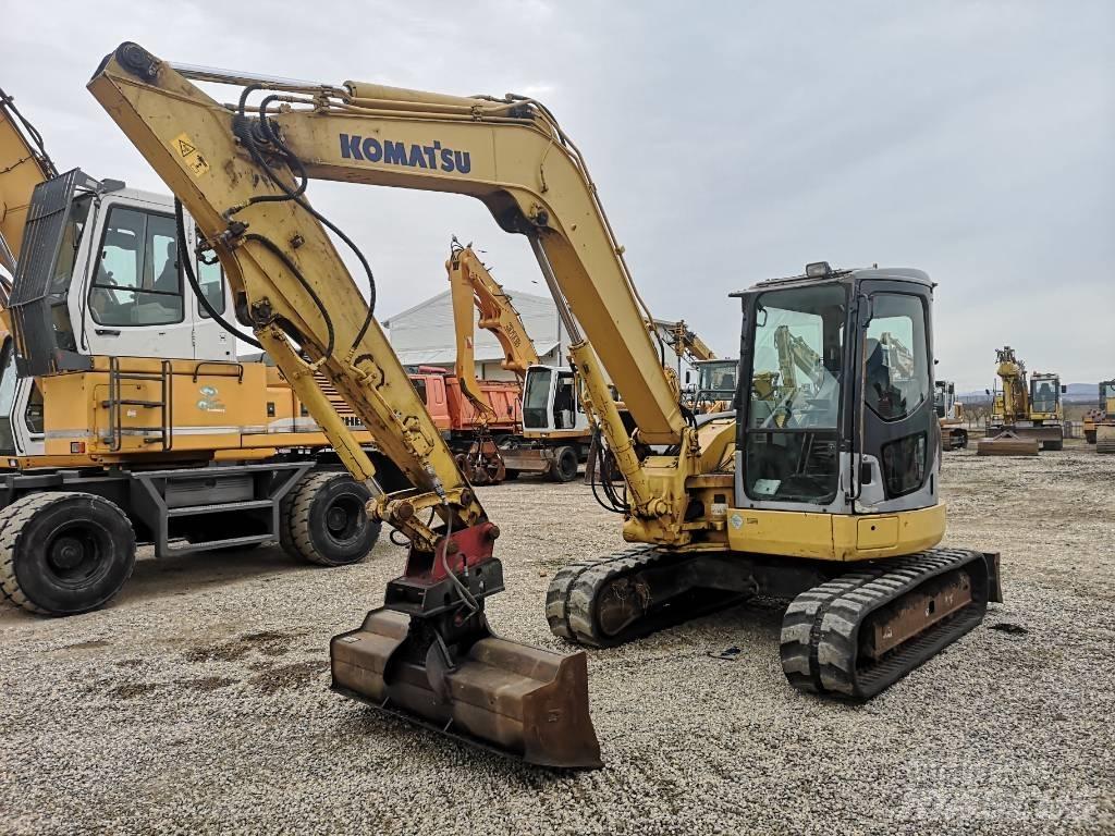 Komatsu PC 78 MR-6 중형굴삭기 7톤-28톤