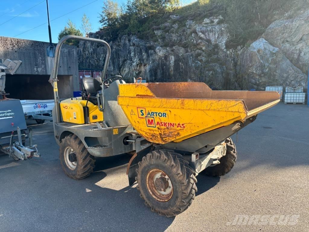 Wacker Neuson 4001 건설현장 덤프트럭