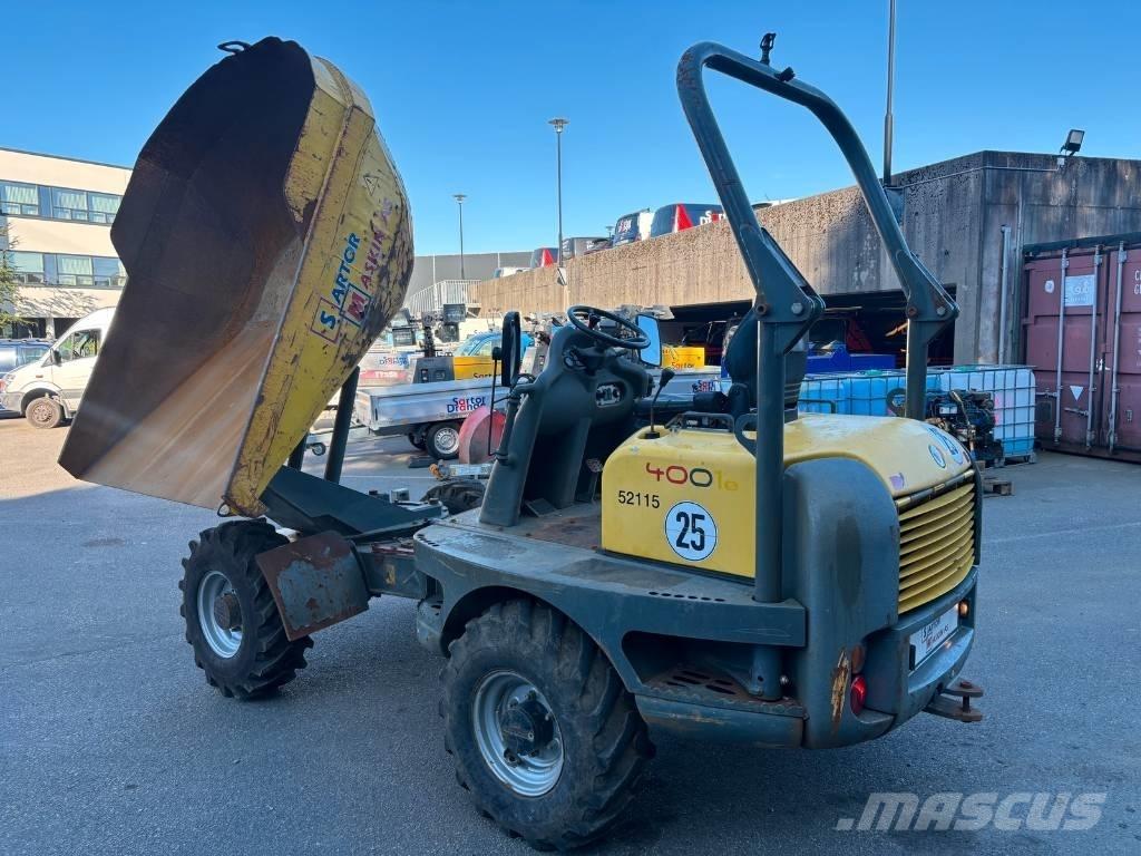 Wacker Neuson 4001 건설현장 덤프트럭