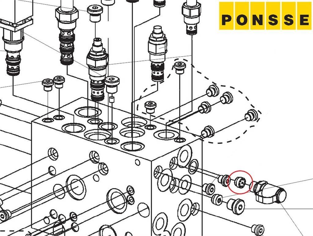 Ponsse 0060663 유압식 기계