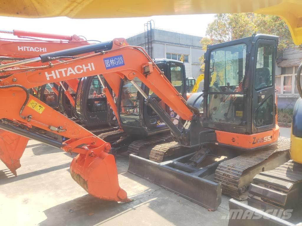 Hitachi ZX55USR-5A 소형 굴삭기 7톤 미만