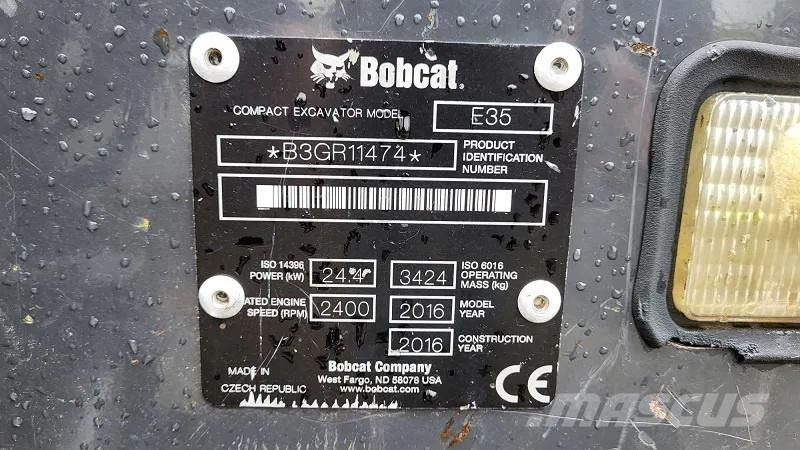 Bobcat E35 - 3500 KG 소형 굴삭기 7톤 미만