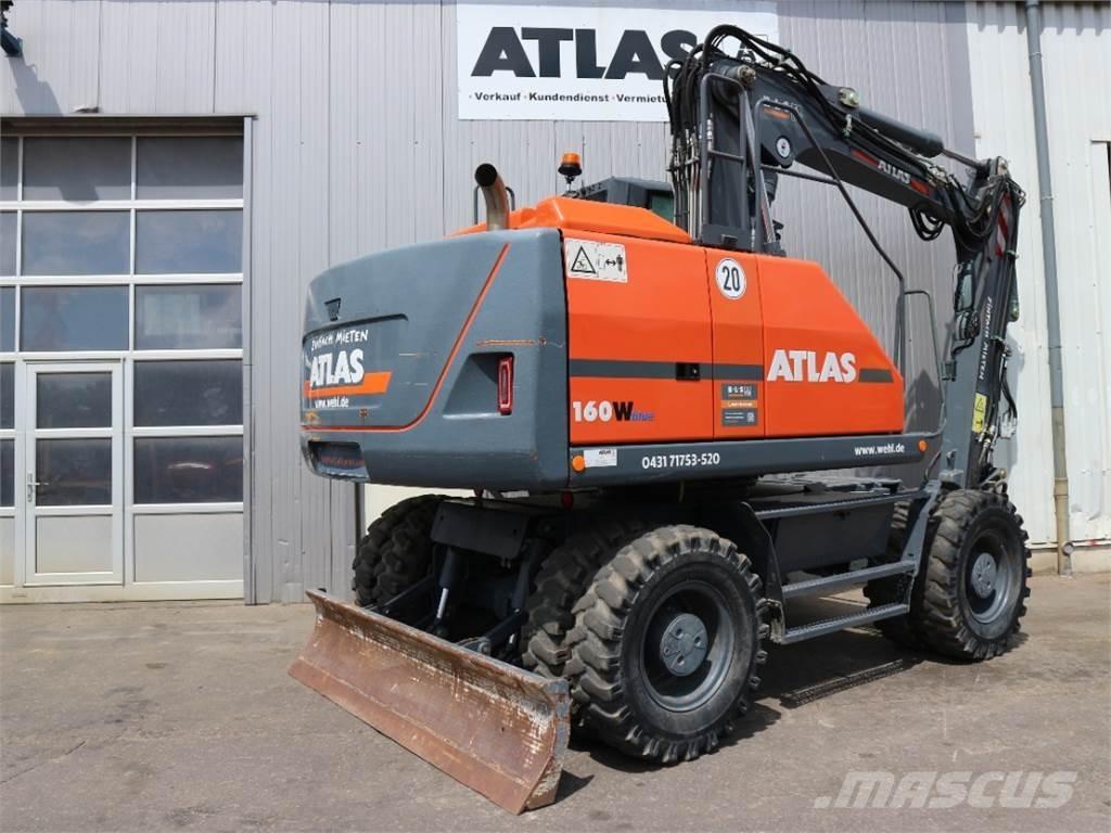 Atlas 160W-BLUE  휠 굴삭기