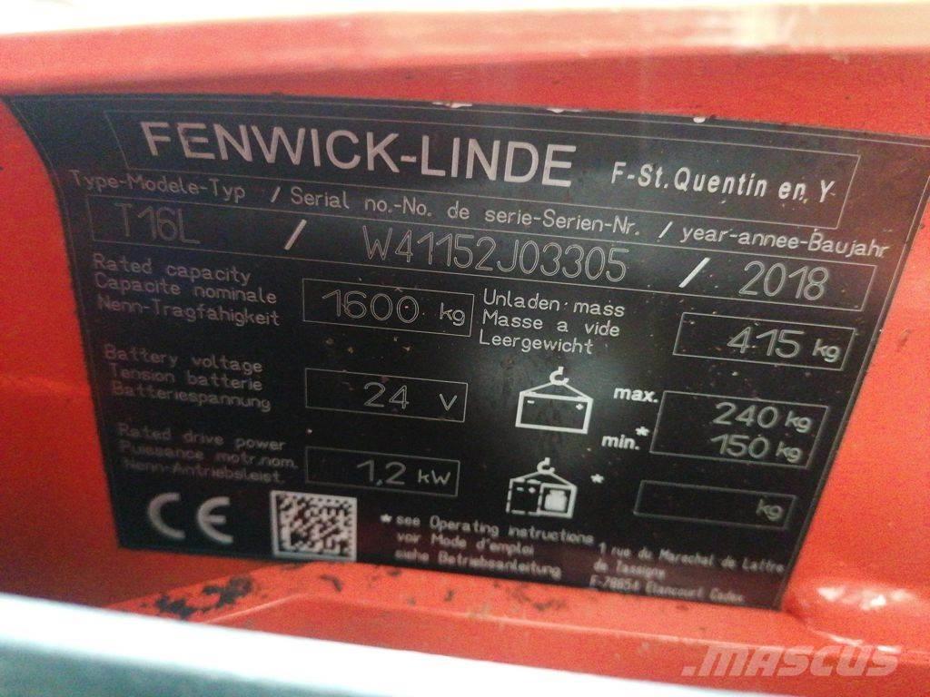Linde T16L 경량 리프터