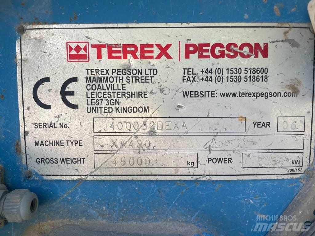Terex Pegson XA 400 이동식 분쇄기