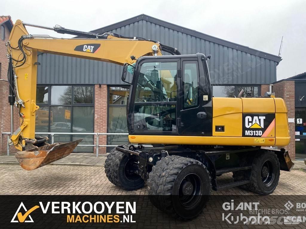 CAT M313D  휠 굴삭기