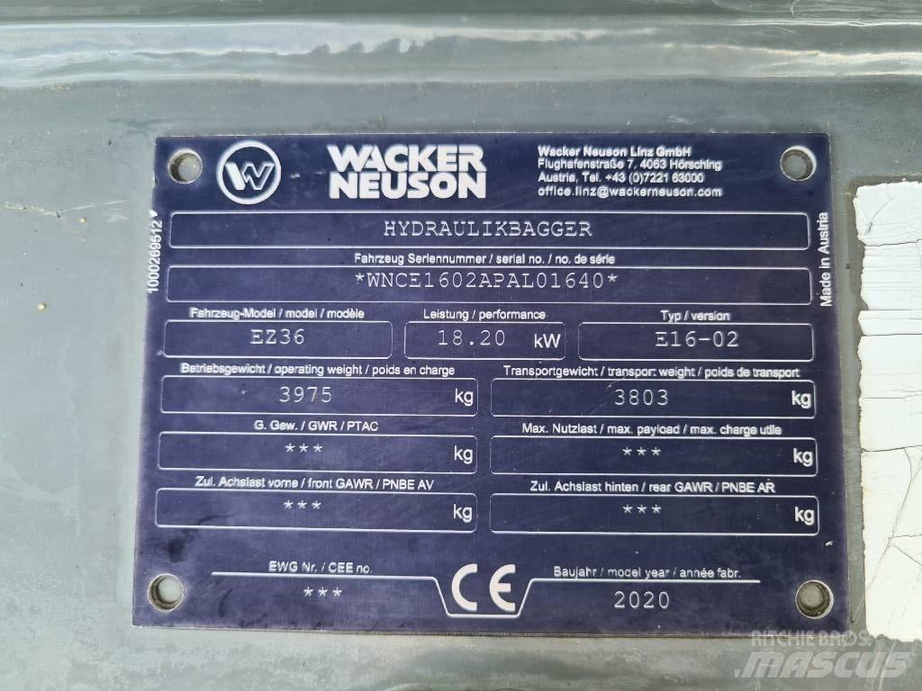 Wacker Neuson EZ36 대형 굴삭기 29톤 이상