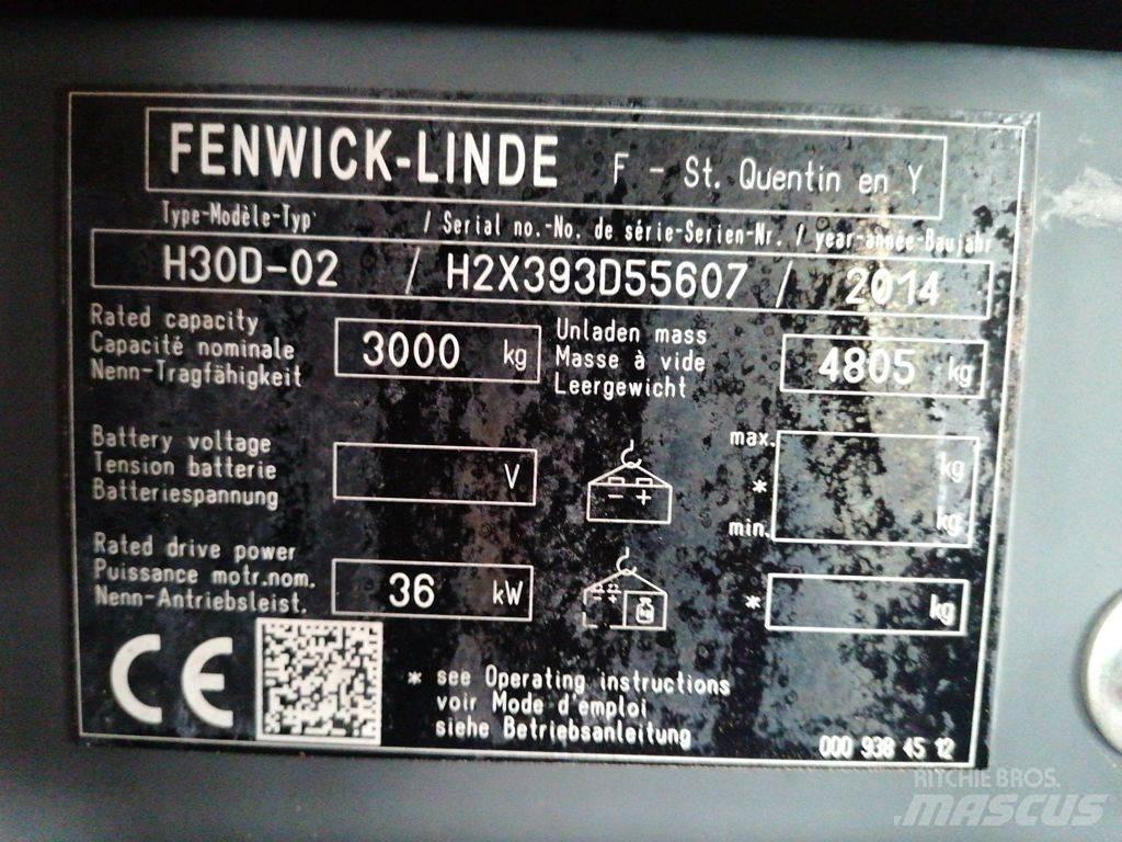 Linde H30D-02 디젤 지게차