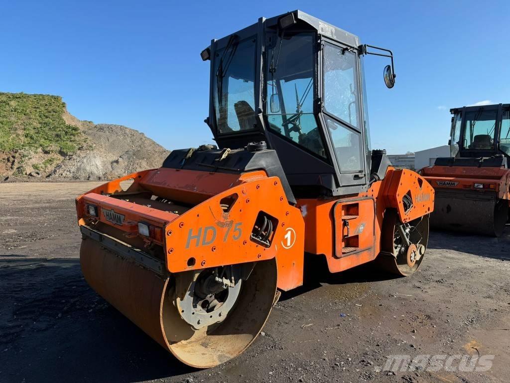 Hamm HD 75 트윈 드럼 롤러