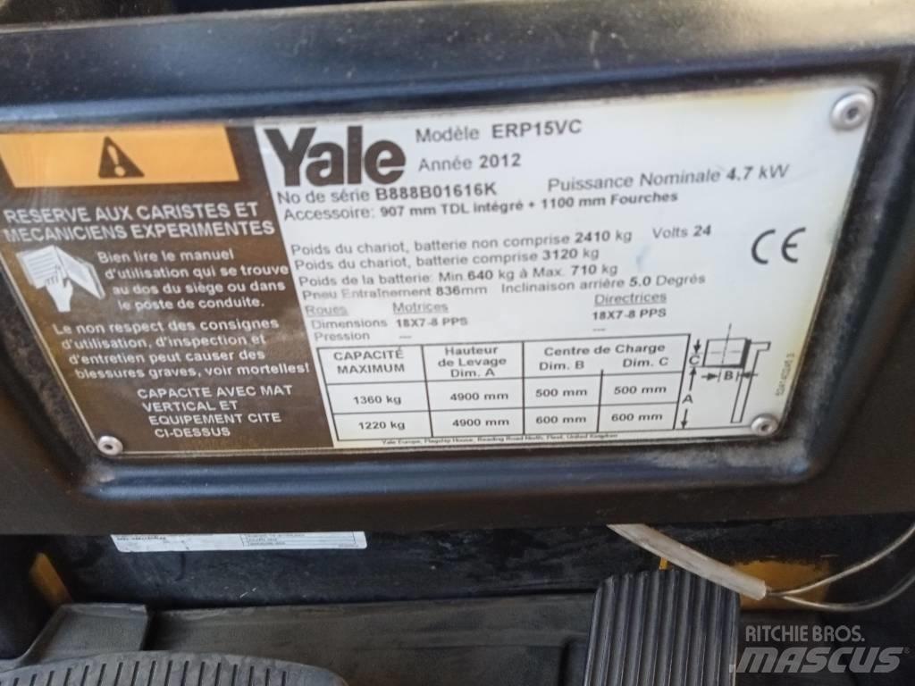 Yale ERP15VC 전동 지게차