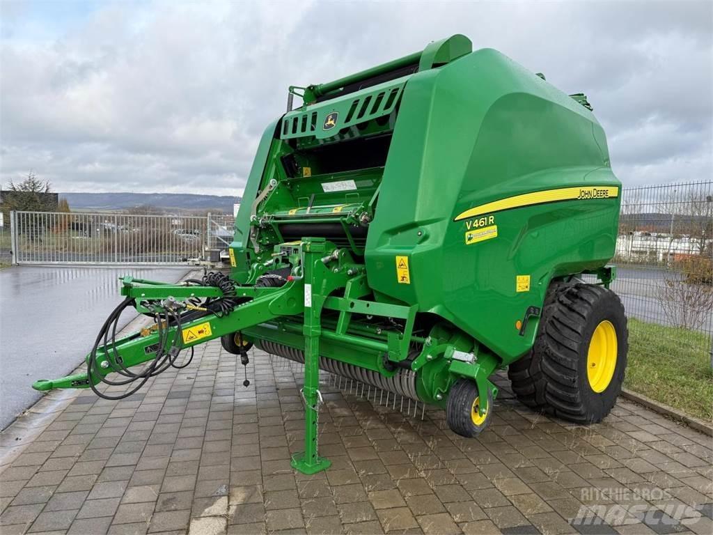 John Deere V461R 원형 곤포기