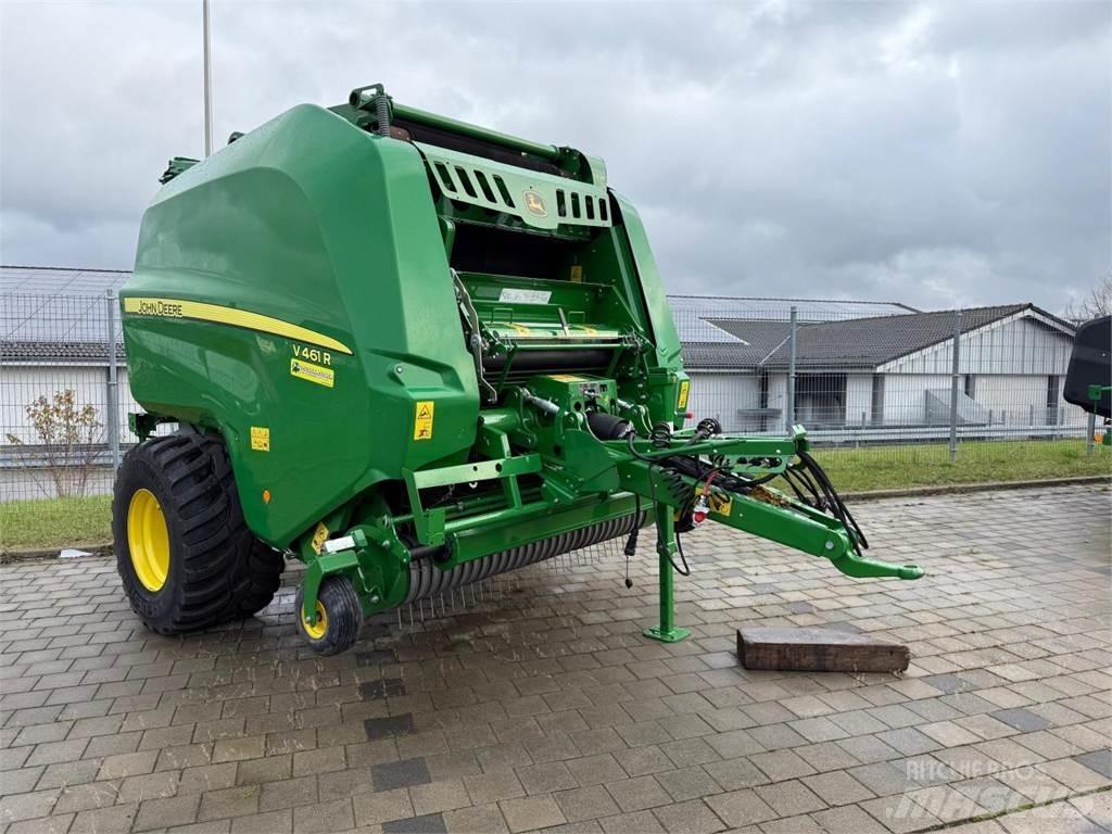 John Deere V461R 원형 곤포기