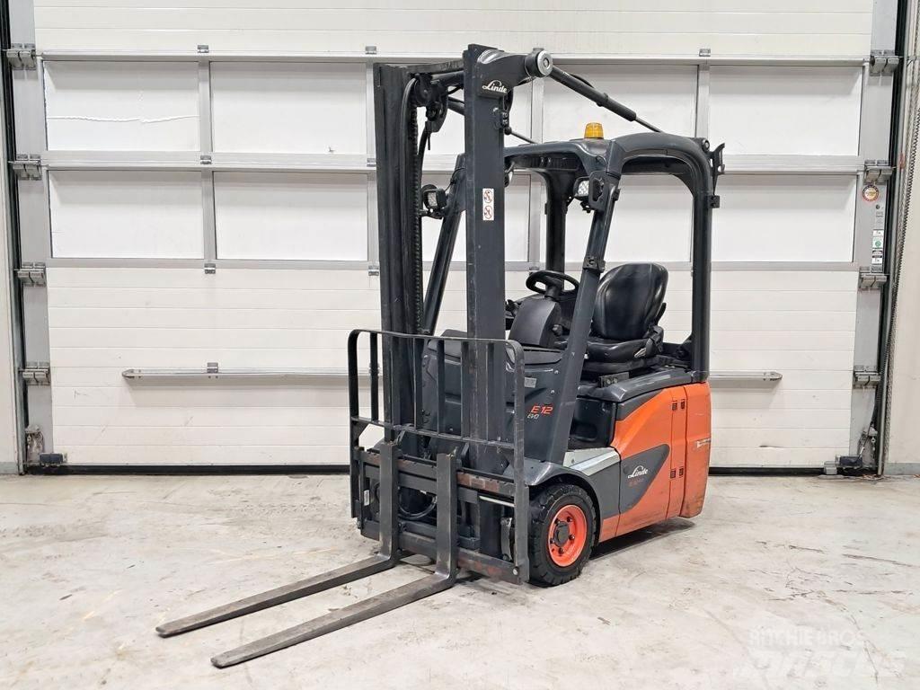 Linde E12-02 전동 지게차