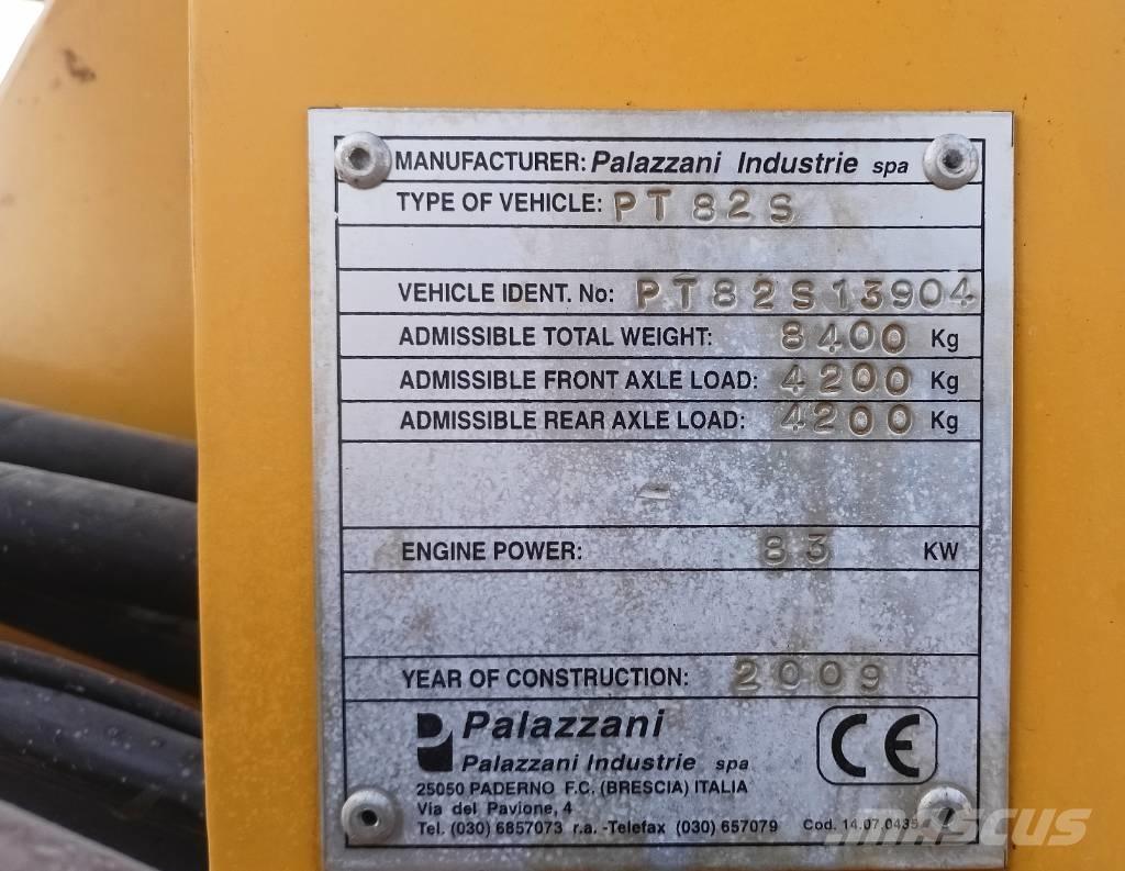 Palazzani PT82 텔레스코픽 휠 로더