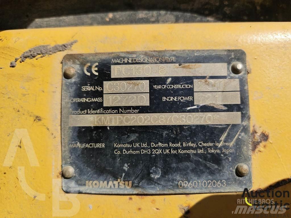 Komatsu PC130-8 대형 굴삭기 29톤 이상