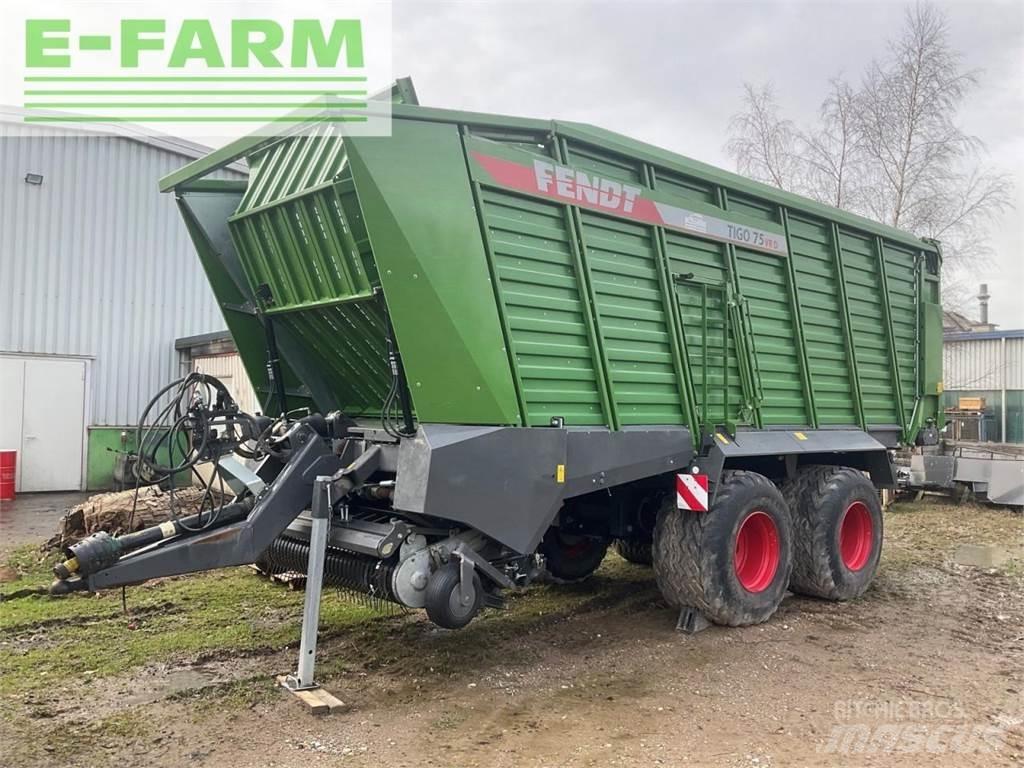 Fendt tigo 75 vr 기타 세미 트레일러