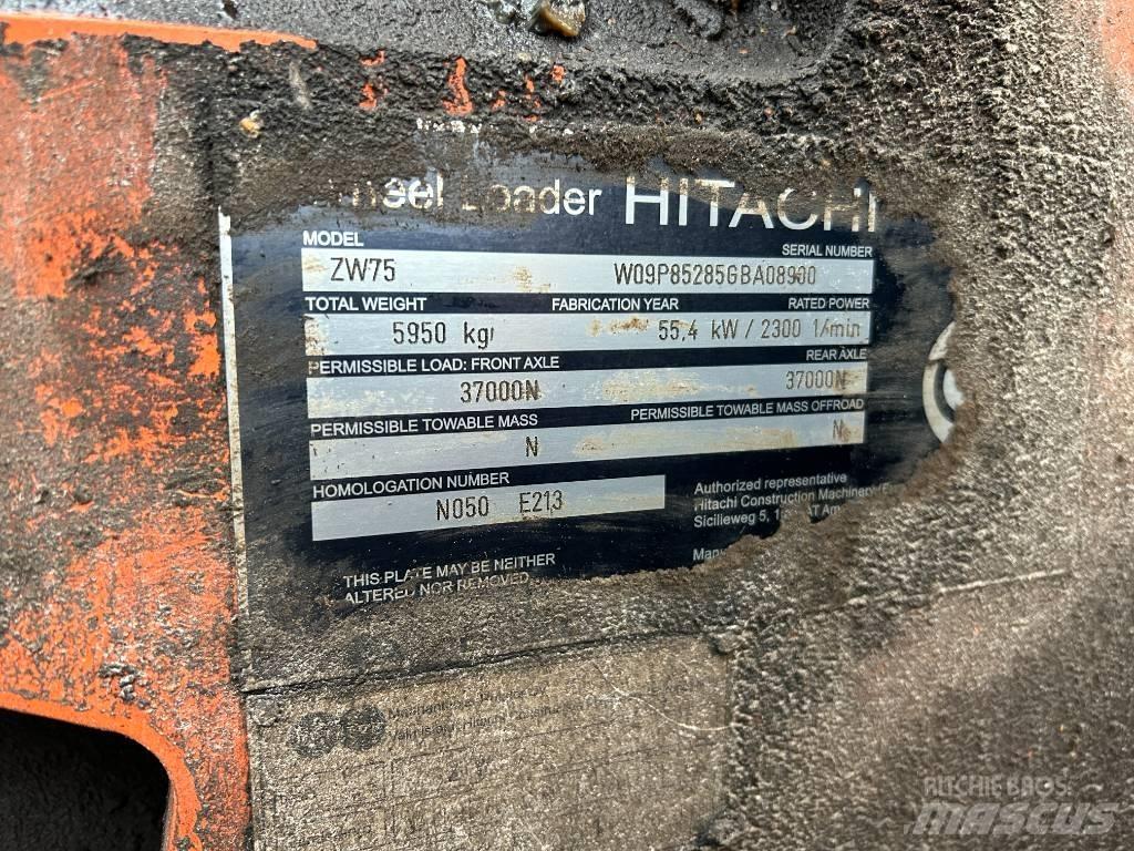Hitachi ZW 75  휠로우더