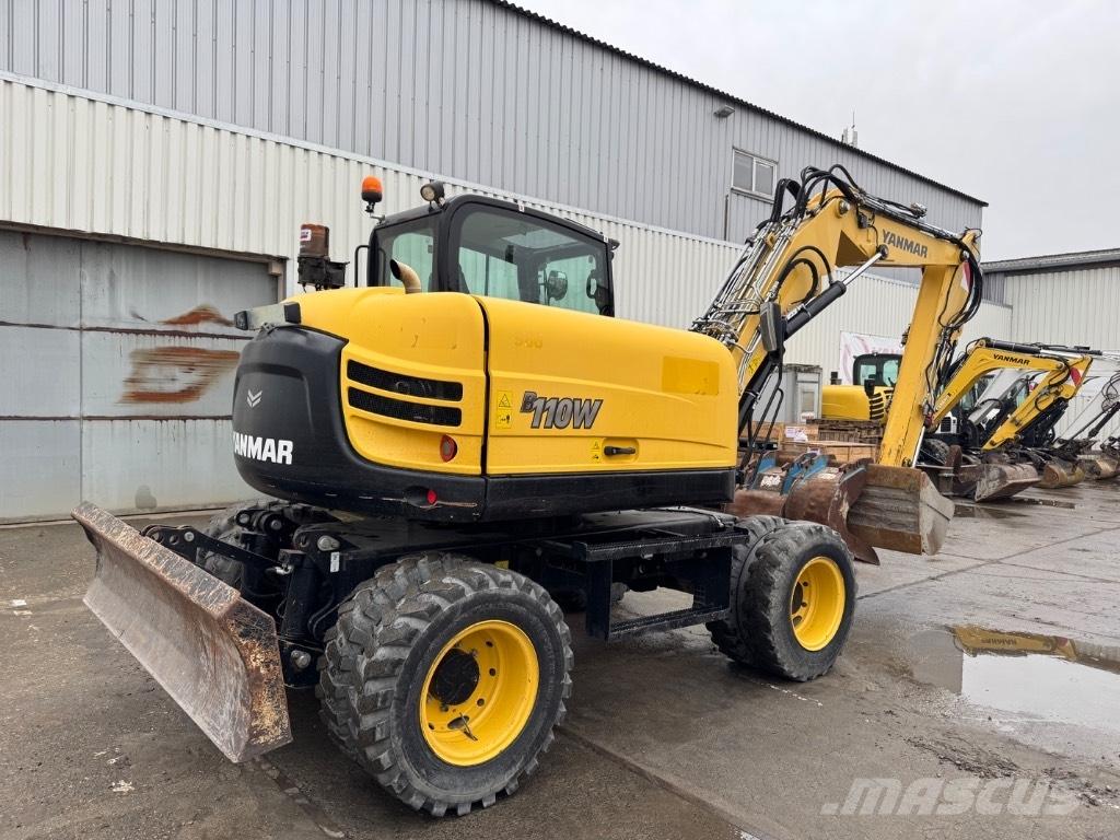 Yanmar B110W (40518)  휠 굴삭기