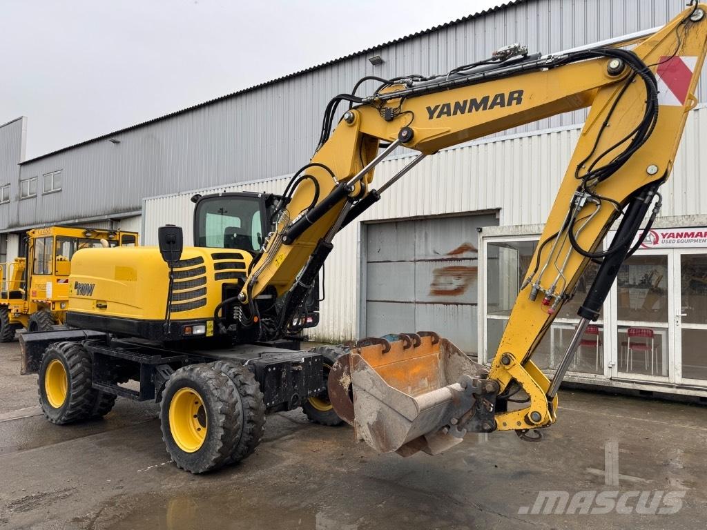Yanmar B110W (40518)  휠 굴삭기