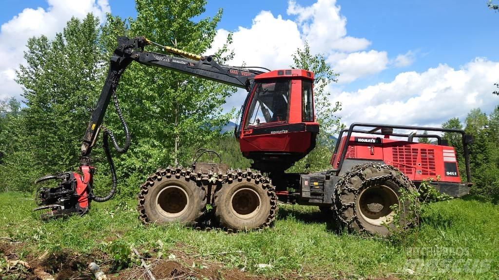 Komatsu 941.1 원목 하베스터