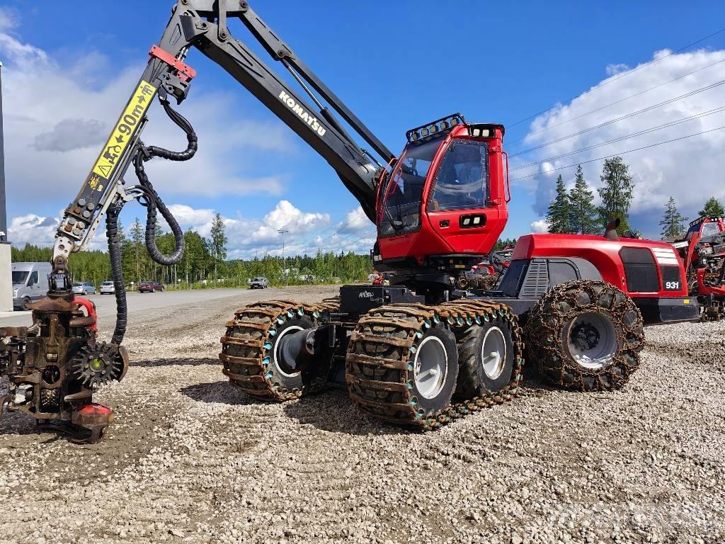 Komatsu 931 원목 하베스터