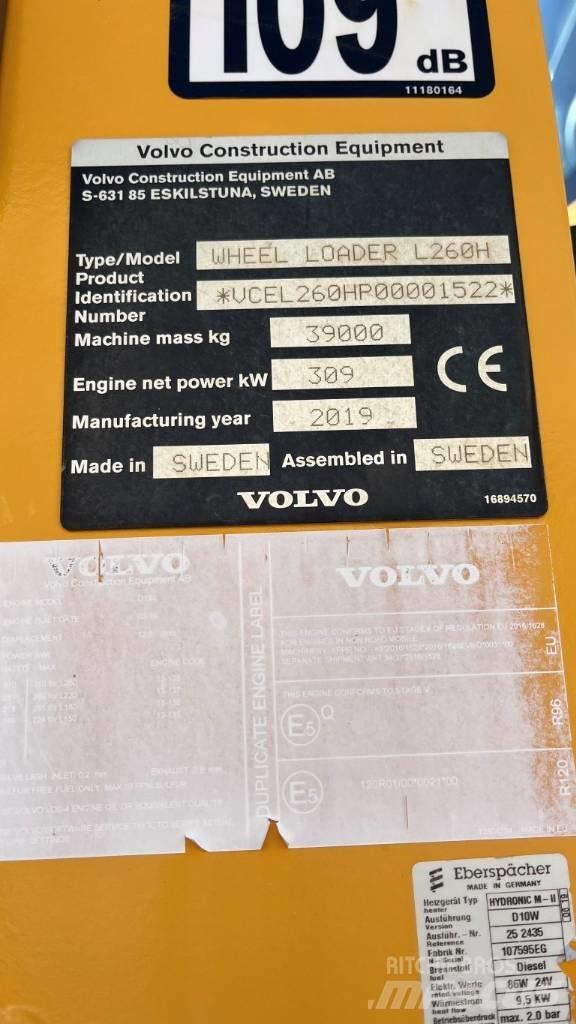 Volvo L260H  휠로우더