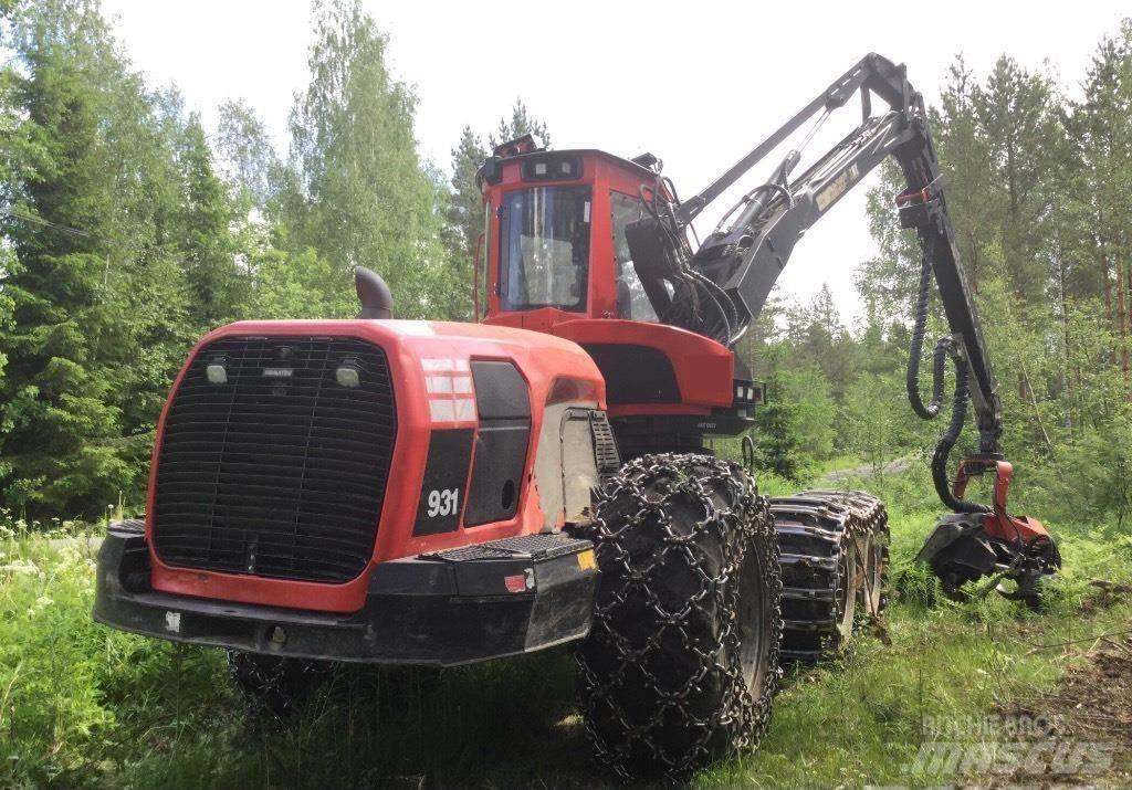 Komatsu 931 원목 하베스터