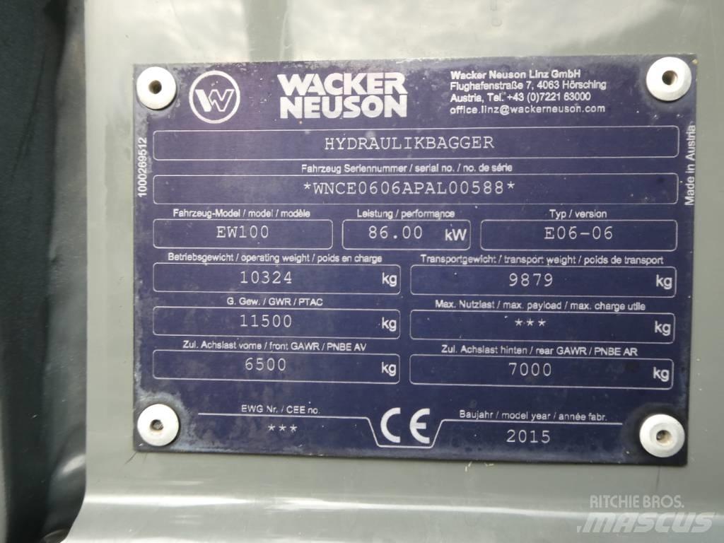 Wacker Neuson EW 100  휠 굴삭기