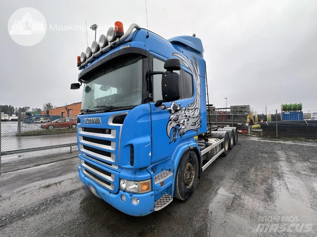 Scania R 500 LB 훅 리프트 트럭