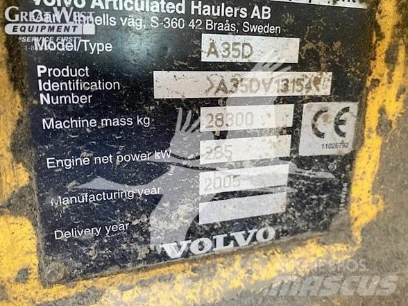 Volvo A35D 연결식 홀러